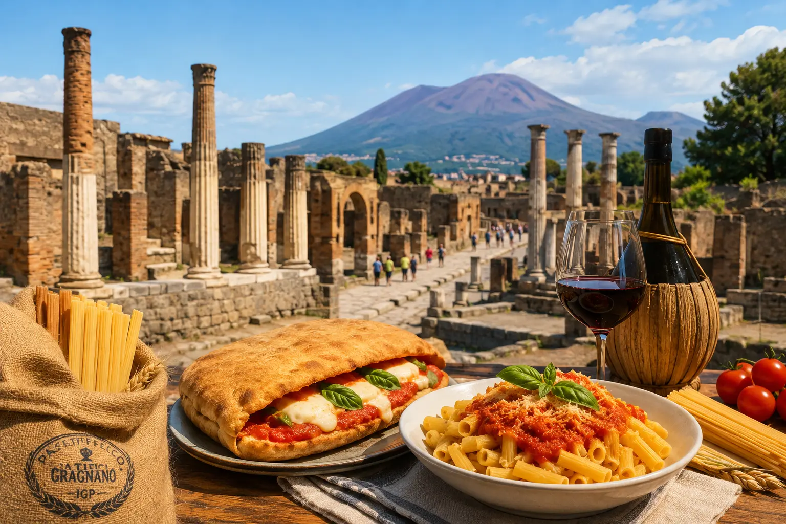 Pompei + Lunch + Pastificio di Gragnano